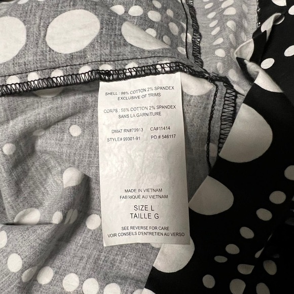 Motherhood Maternity Sleeveless Dress Black and White Size Large - Picture 5 of 5